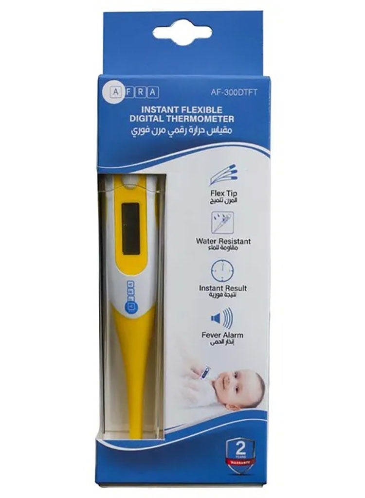 AFRA AFRA WHITE DIGITAL THERMOMETER WITH FLEXIBLE TIP AF-300DTFT - Image 3