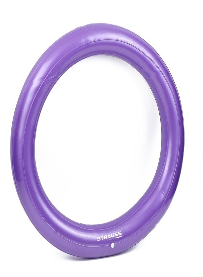 Strauss Gym Ball Base Ring | Round Anti Slip,Thickened & Stable Base| Yoga Ball Fitness Balance Base | Suitable for Home,Gym & Office,(Purple) - Image 1