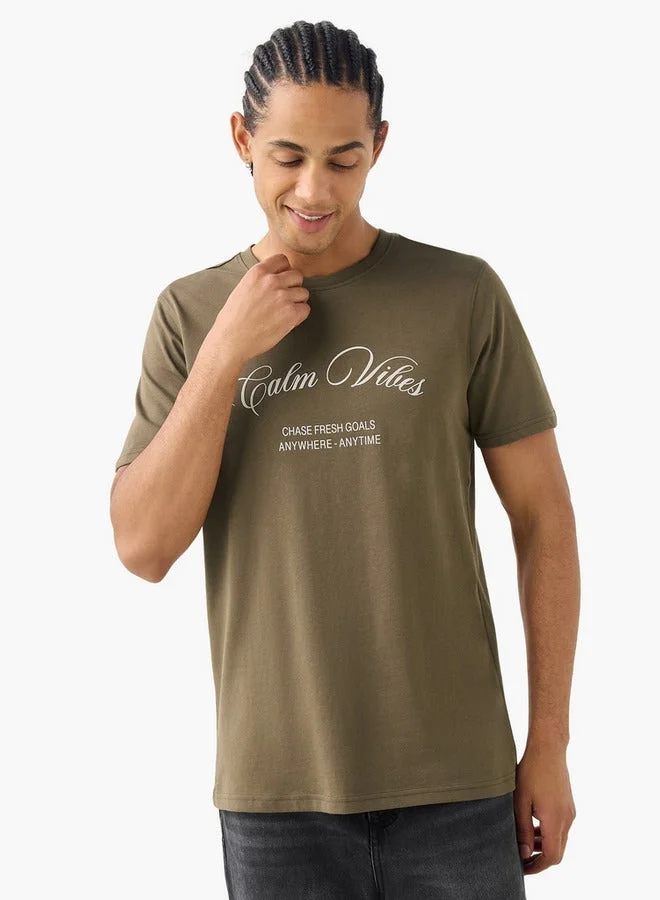 Splash FAV Slogan Print T-shirt