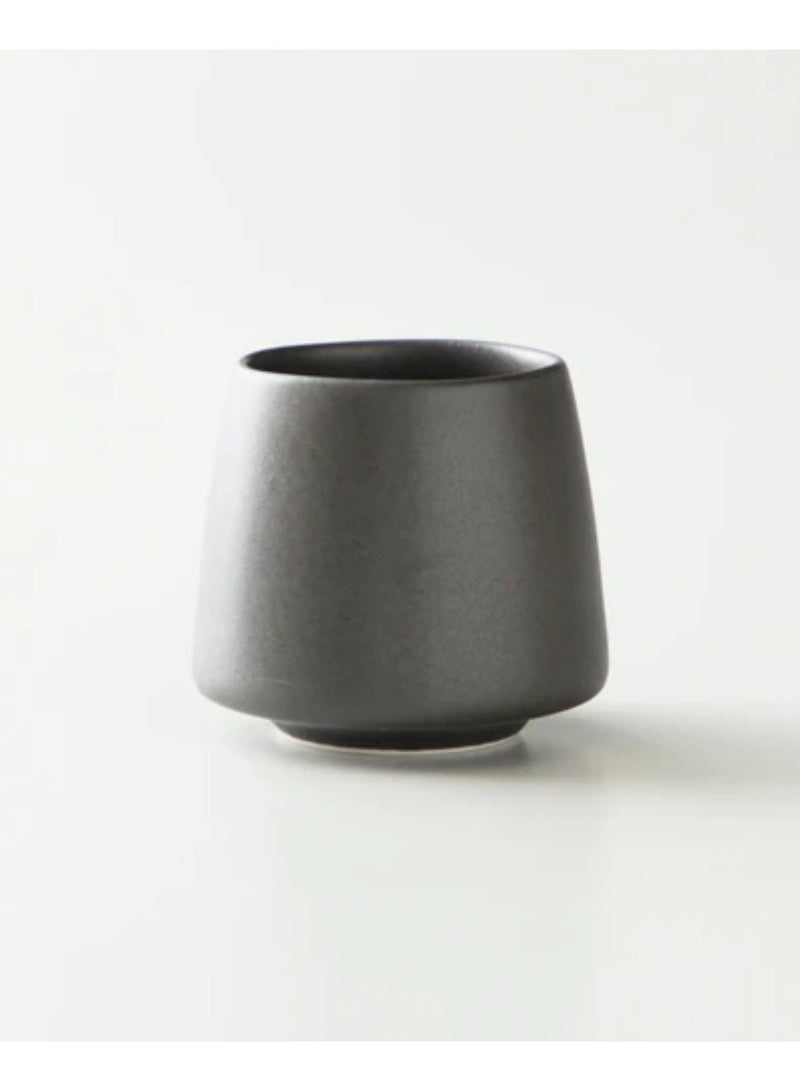 Origami Aroma Flavor Coffee Cup, Porcelain - 200 ml - Matt Black - Image 2
