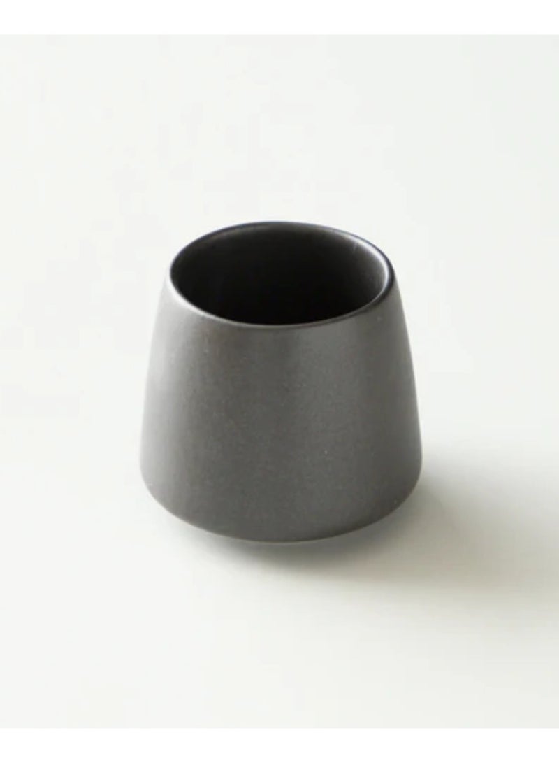 Origami Aroma Flavor Coffee Cup, Porcelain - 200 ml - Matt Black - Image 3