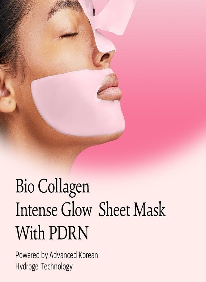 أساسيات إندوليجو قناع الوجه Indulgeo Essentials Ginseng PDRN Enriched Bio-Collagen Intense Glow Sheet Mask لبشرة مشرقة - قناع مرطب ومشد للوجه بعمق مع مكونات منعشة للبشرة، 44 غرام - Image 2