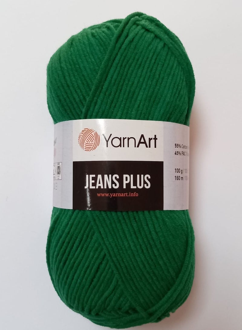 YarnArt Jeans Plus-Hand Knitting Yarn-Color No.52 (Pack of 4Pcs)