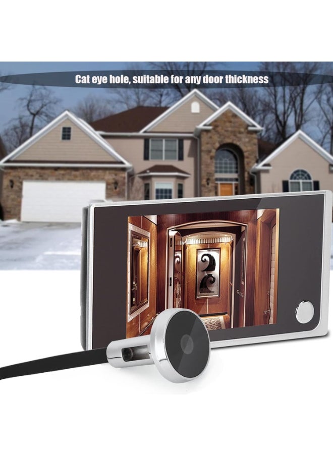 Generic Electronic Cat Eye Video Door Viewer – Digital Peephole Camera Without Screen, for 24-Hour Door Surveillance  - Image 5