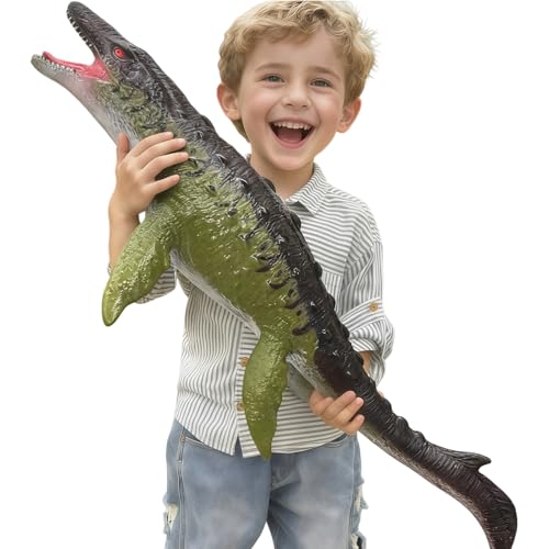 YONGJULE Large Dinosaur Toys 32 Mosasaurus Soft Dinosaur Toys for Kids 35 Big Inflatable Dino for Boys Girls Toddler Party Favors Birthday Gifts - Image 1