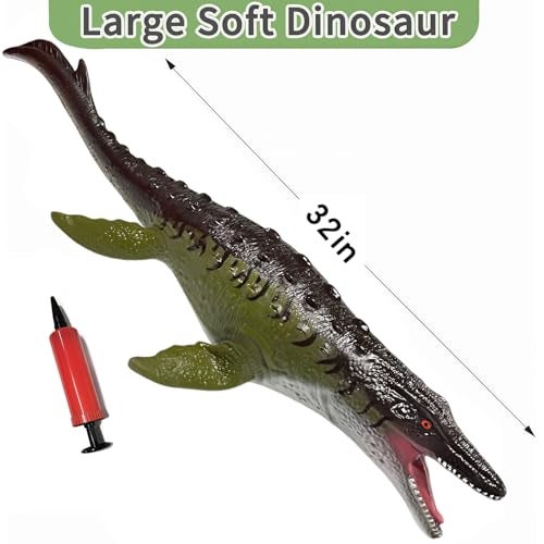 YONGJULE Large Dinosaur Toys 32 Mosasaurus Soft Dinosaur Toys for Kids 35 Big Inflatable Dino for Boys Girls Toddler Party Favors Birthday Gifts - Image 5