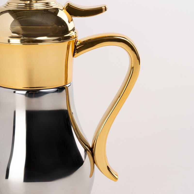 Dallaty silver/gold mini vacuum flask 300 ml - Image 4