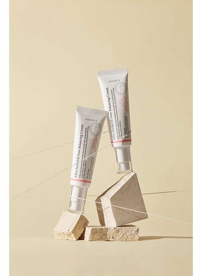 AXIS-Y LHA Peel & Fill Pore Balancing Cream | 50 ml / 1.69 fl. Oz. | Pore Minimizing | Pore Care | Pore Cream | Pore Tightening | Kbeauty - Image 2