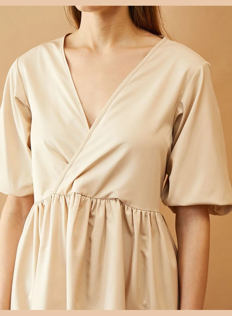 KOTON V Neck Dress