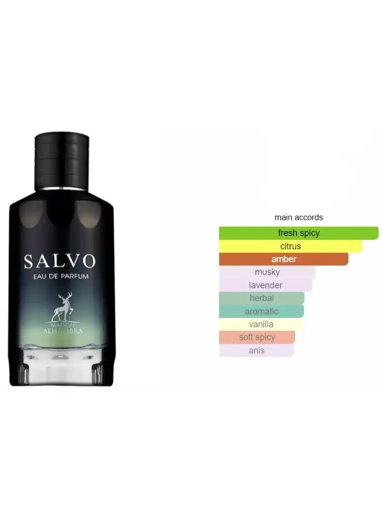 ميزون الهمبرا عطر سالفو أو دو بارفان للرجال - 100 مل (مستوحى من عطر سوفاج) - Image 3