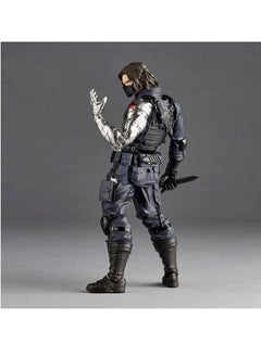 General Ocean Hall NR029 Yamaguchi style, runner technology, Marvel, winter soldier, perfect killer, super movable figure to give gifts to fans and friends, home decoration (14cm)  - Image 1
