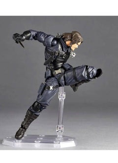 General Ocean Hall NR029 Yamaguchi style, runner technology, Marvel, winter soldier, perfect killer, super movable figure to give gifts to fans and friends, home decoration (14cm)  - Image 2