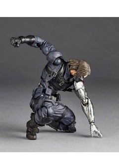 General Ocean Hall NR029 Yamaguchi style, runner technology, Marvel, winter soldier, perfect killer, super movable figure to give gifts to fans and friends, home decoration (14cm)  - Image 4