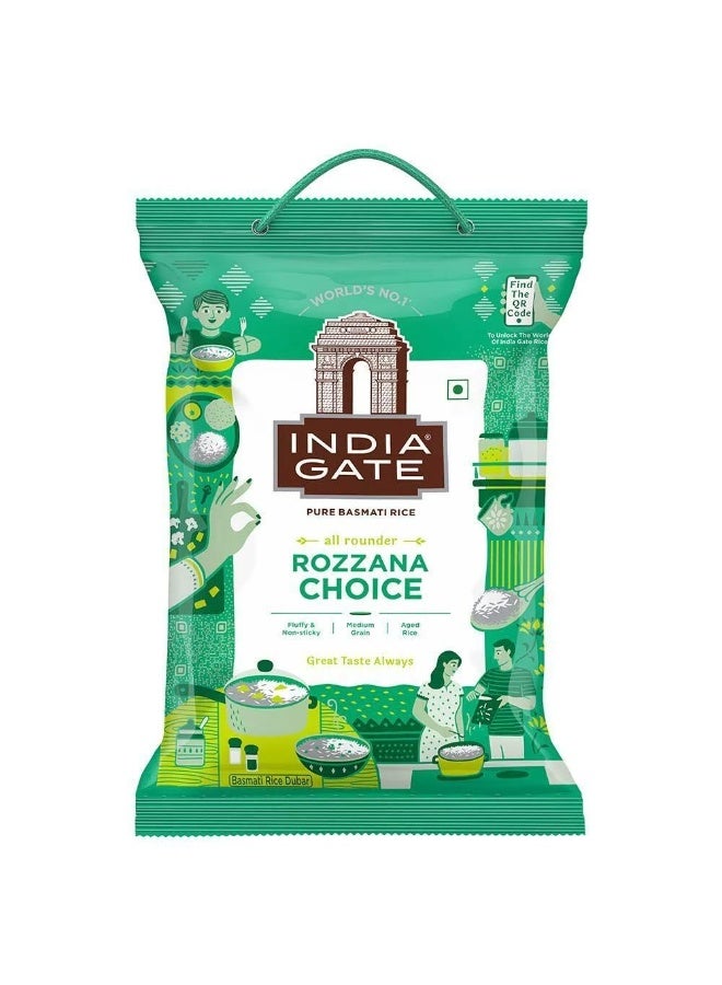 India Gate Rozzana Choice Pure Basmati Rice 5kg