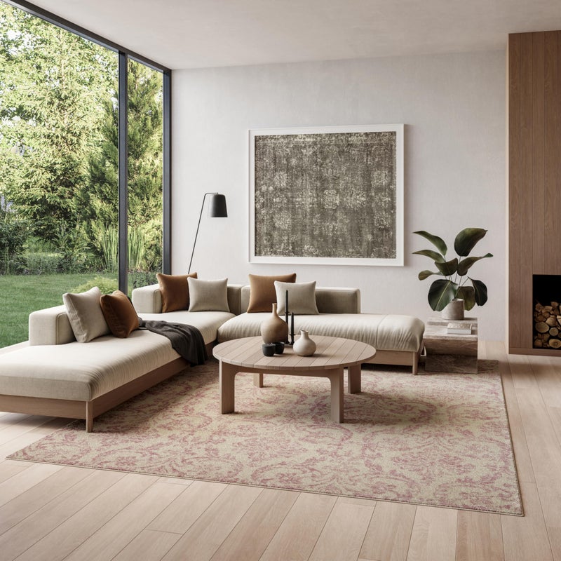 Nourison Home Nourison Jubilant JUB09 710 x 910 Ivory Pink