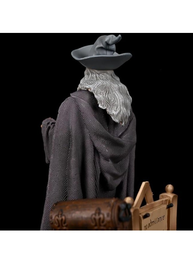 general Gandalf Character Statue, 21cm / 8.3in Gandalf Character Statue of the Lord of the Rings PVC Statue Computer Collection Toy Decoration Gifts - Image 4