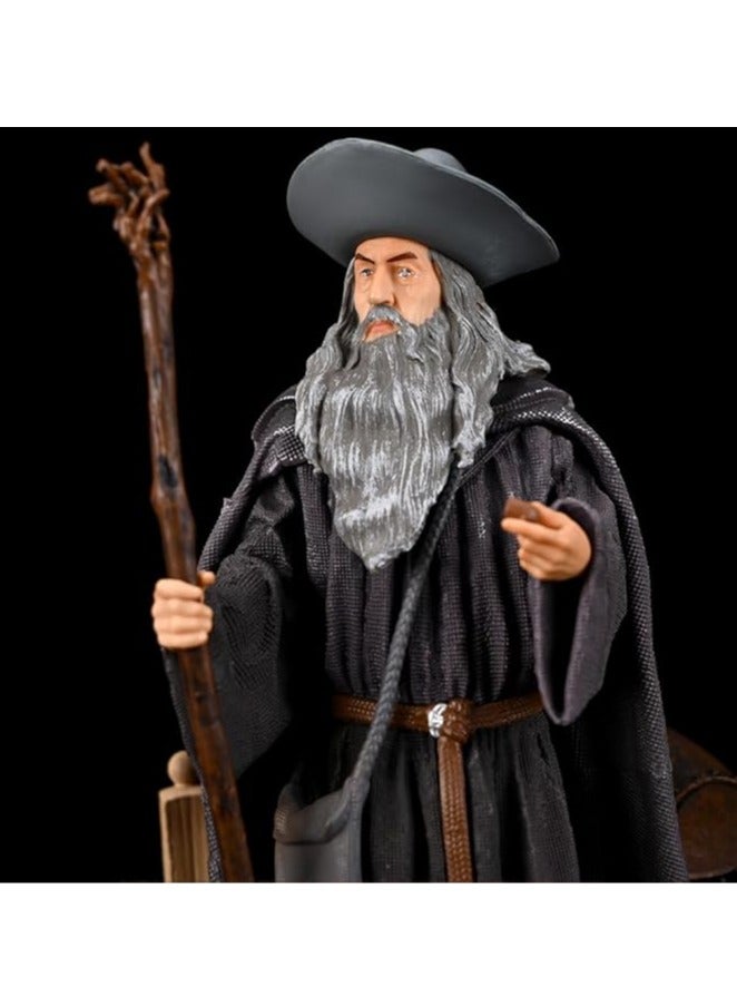 general Gandalf Character Statue, 21cm / 8.3in Gandalf Character Statue of the Lord of the Rings PVC Statue Computer Collection Toy Decoration Gifts - Image 3