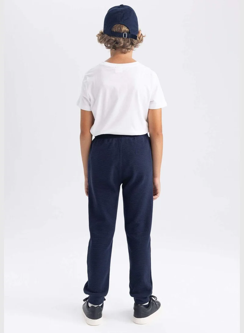 ديفاكتو Slim Fit Knitted Trousers