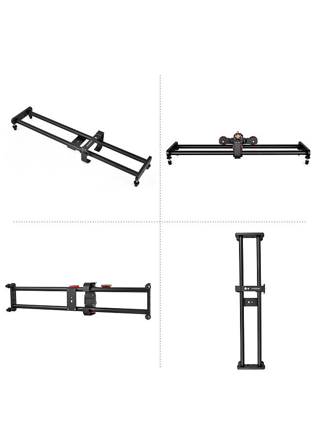 ANDOER - L5i Pro Camera Video Dolly Slider Kit with 3-wheel Auto Dolly Car APP Control Stepless Adjustable Speed + 60cm/23.6in Track Rail Camera Slider for DSLR Camera Camcorder - Image 1