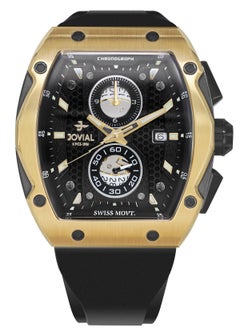 JOVIAL  1525GGRC13E, Bold Chronograph Design
Striking tonneau case, Swiss movement, and full chronograph function—built for a bold, sporty look with precision timing.