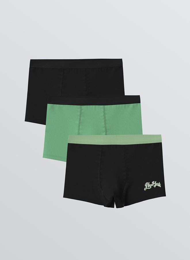 ال سي وايكيكي بوكسر أولادي مطبوع – ٣ قطع - Image 1