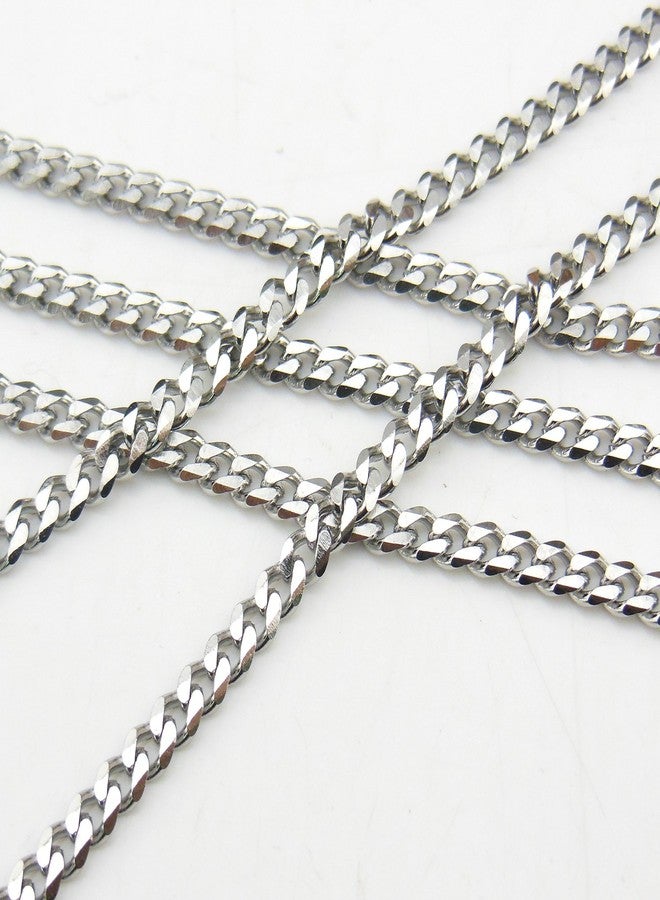 Coiris سلاسل مسطحة من الفولاذ المقاوم للصدأ بطول 16.5 قدم مع زوايا مناسبة لصنع المجوهرات والأعمال اليدوية (SC-1008-B) - Image 3