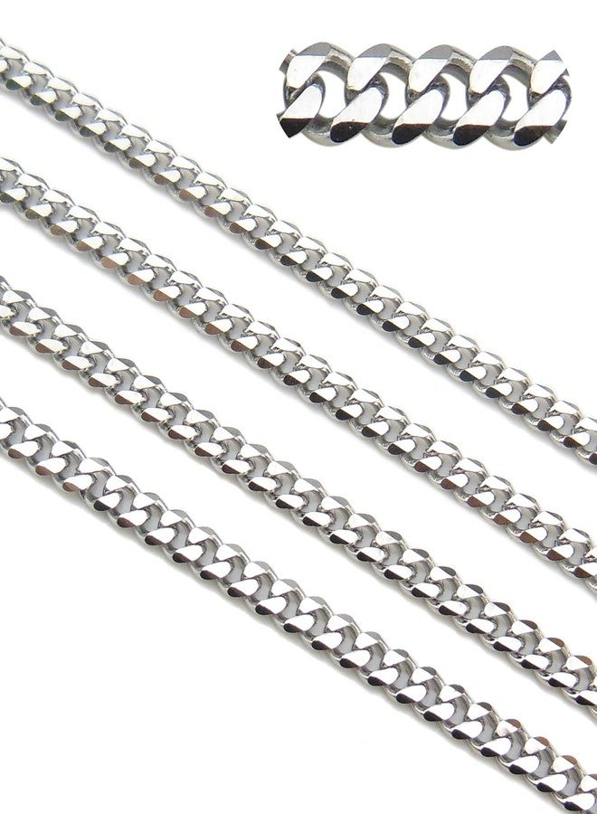 Coiris سلاسل مسطحة من الفولاذ المقاوم للصدأ بطول 16.5 قدم مع زوايا مناسبة لصنع المجوهرات والأعمال اليدوية (SC-1008-B) - Image 1
