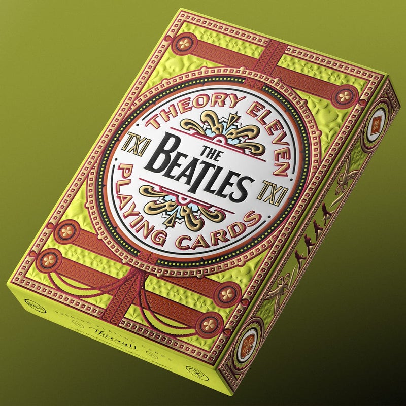 theory11 The Beatles Premium Playing Cards - Green Deck Officially Licensed Collector's Cards - Image 2
