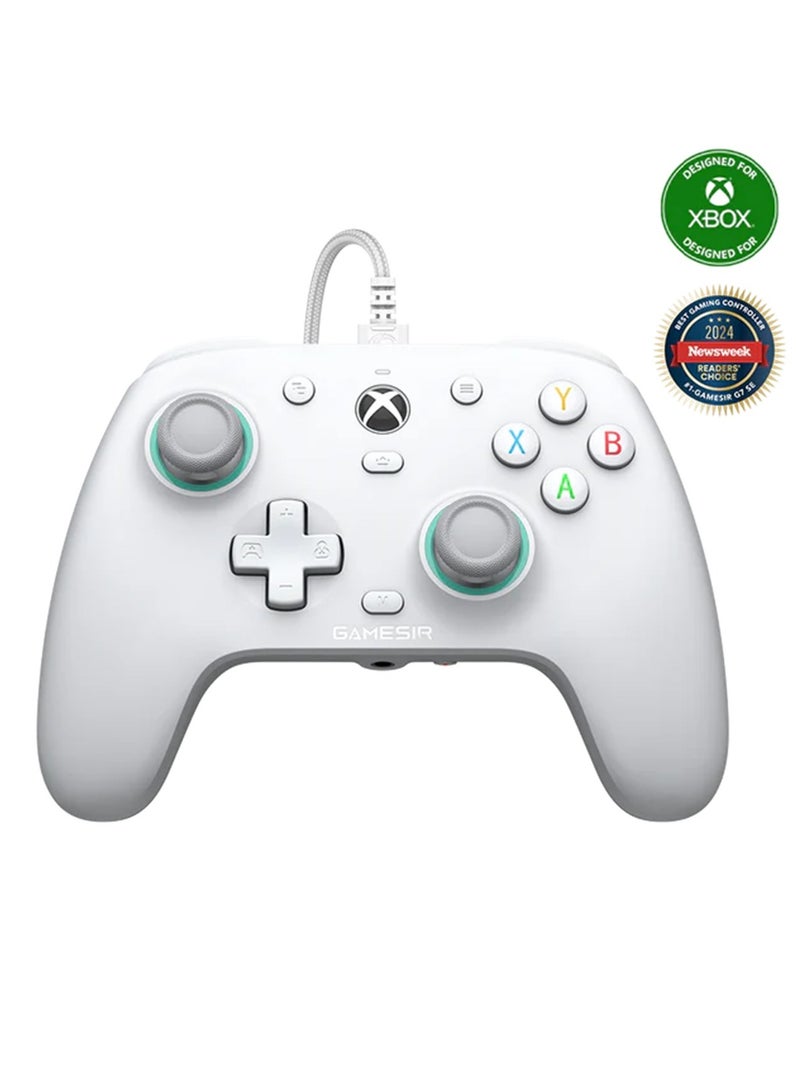 General Professional Gamepad GameSir G7 SE Wired Gaming Controllers for Xbox Steam PC Plug and Play with Hall Effect Joysticks/Hall Trigger, 3.5mm Audio Jack Hall Rocker Pulse Vibration Trigger Motor Asymmetric Vibration Grip Motor 2 Custom Back Keys  - Image 1