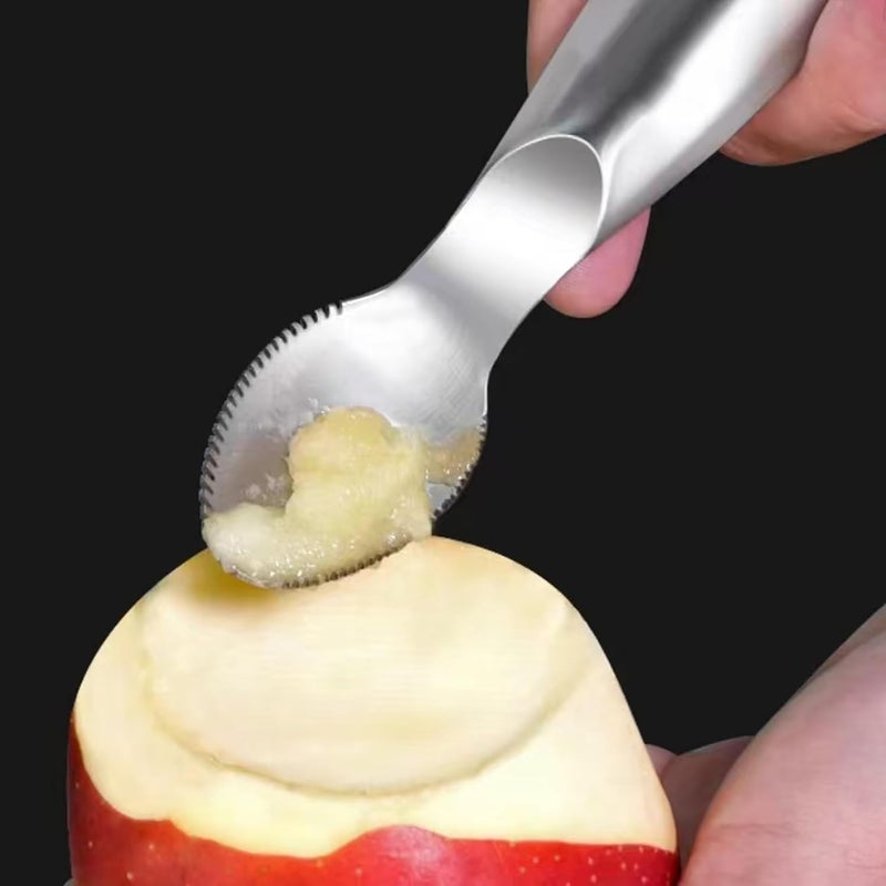 SWEIBIAI Stainless Steel Grapefruit Spoons with Serrated Edge Serrated Spoon Pumpkin Scraper Pumpkin Core Remover Scoop - Image 4