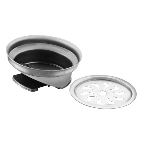 KINIK 304 Stainless Steel Cockroach Trap Bowl | 5 Inch Bathroom Floor Drain Jali | Anti-Odor & Insect Blocker - Image 1