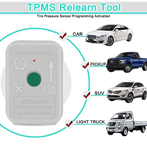 JDIAG TPMS Sensor Tool, TPMS Relearn Tool for F150 Auto TPMS Reset Sensor Programming Training Tools Tire Pressure Monitoring System (TPMS-19 / 8C2Z-1A203-A) - Image 3