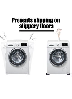 SYOSI Anti Vibration Pads 4Pack Shock Noise Cancelling Washer Dryer Isolation Pad Non slip Noise Cancelling Rubber Feet Pad Stabilizer for Heavy Duty Washing Machine Furniture's Legs  - Image 5