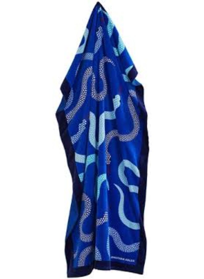 جوناثان أدلر منشفة شاطئ إيدن من جوناثان أدلر - أزرق، قطعة واحدة - Image 2
