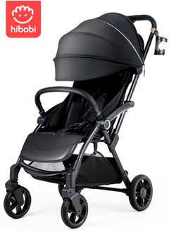 hibobi Hibobi Luxury Auto-Folding Lightweight Travel Stroller – Cabin-Approved｜Removable & Machine-Washable｜Multi-Position Recline｜Shock Absorption System｜Puncture-Proof PU Wheels｜For Ages 0–4｜Supports up to 60kg  - Image 1