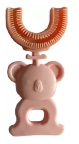 Istore Multipurpose 360° Oral Teeth Cleaning Tools, Mouth-Cleaning Silicone Clean Brushing Kids Teeth Dental Care Hand U Shape Toothbrush (Pack of 2 -Multicolor) - Image 5