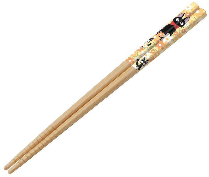 Skater Kikis Delivery Service Bamboo Chopstick AntiSlip Grip for Ease of Use  Authentic Japanese Design  Lightweight Durable and Convenient  Flowers 