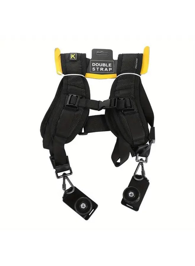 Double Shoulder Camera Strap Quick Release Belt For Canon Nikon Sony - Image 2
