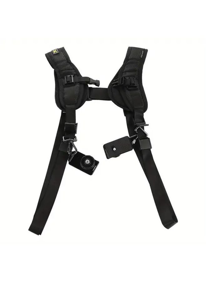 Double Shoulder Camera Strap Quick Release Belt For Canon Nikon Sony - Image 4