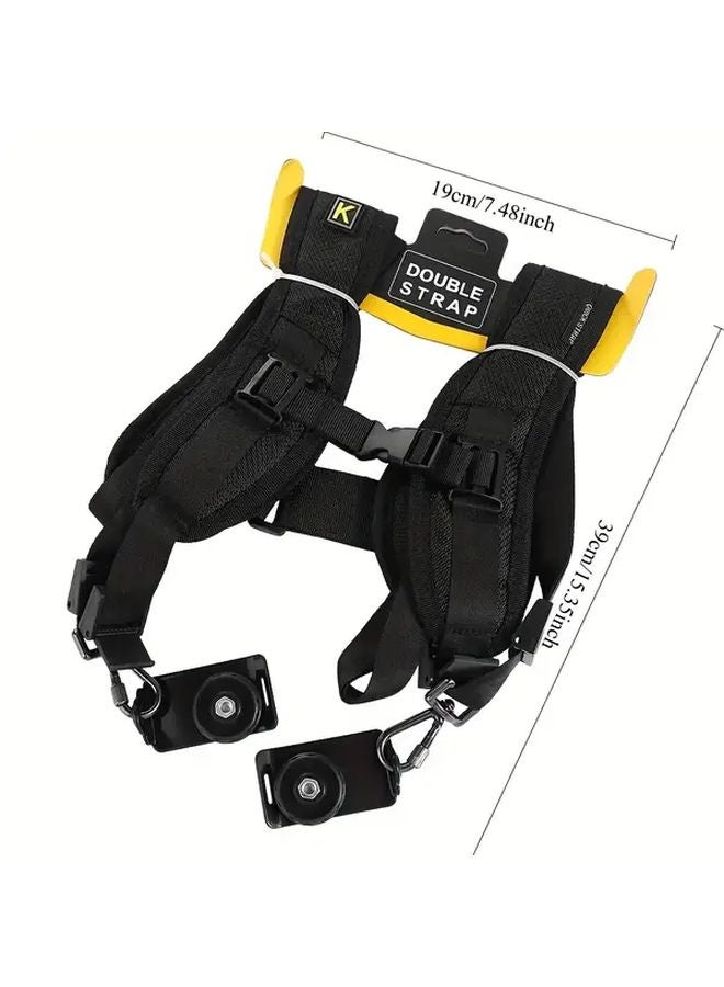 Double Shoulder Camera Strap Quick Release Belt For Canon Nikon Sony - Image 3
