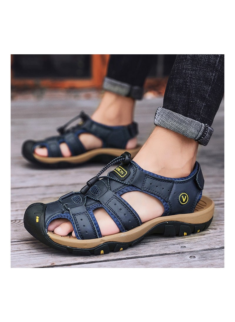 Loquat - New Men's Hollow Out Breathable Outdoor Headband Sandals - Image 1