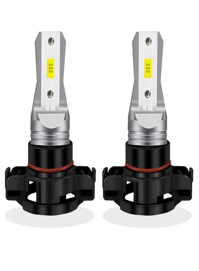 مصابيح ضباب LED من نوع LEDYOTRY H11/H8 أو مصابيح نهارية، 4000 لومن، إضاءة فائقة السطوع 6000 كلفن، ضوء ضباب H16 للسيارات والشاحنات وسيارات الدفع الرباعي، بدون قطبية، سهلة التركيب والتوصيل (عبوة من قطعتين) - Image 1
