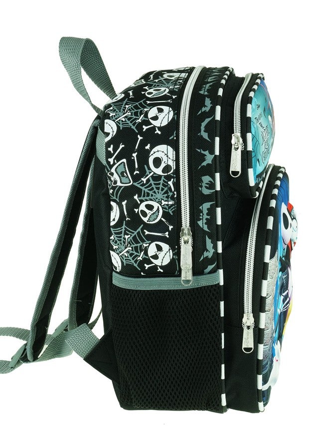 روز حقيبة ظهر من تصميم روز ديزني، مستوحاة من فيلم "كابوس قبل عيد الميلاد"، ثلاثية الأبعاد، مصنوعة من مادة EVA المصبوبة، مقاس 12 بوصة - Image 3