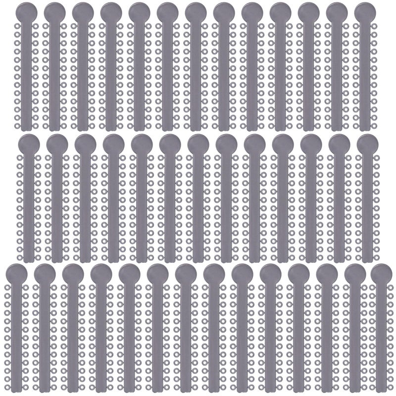 Angzhili Dental Ligature Ties for BracesOrthodontic Ligature Ties1040 Pcs Elastic ORing Gray