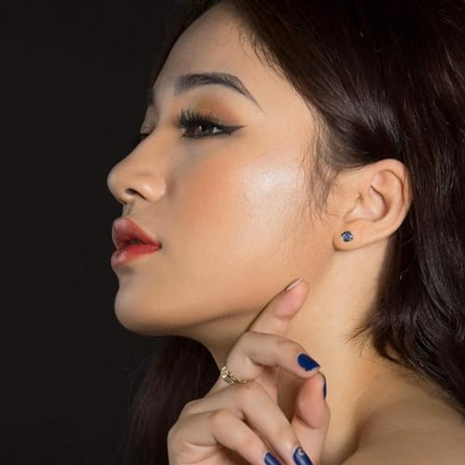 Gotumo - Aretes con parte trasera plana de 20G, titanio G23 sin rosca, para tragus, labret, cartílago, labio, medusa, conch, piercing corporal, joyería hipoalergénica para mujeres y hombres - Image 4