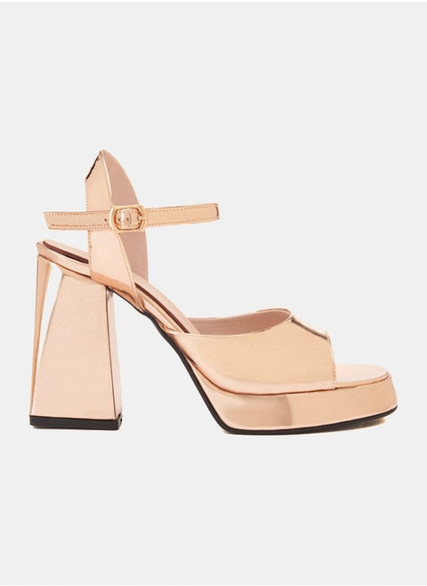 Flared Platform Heel