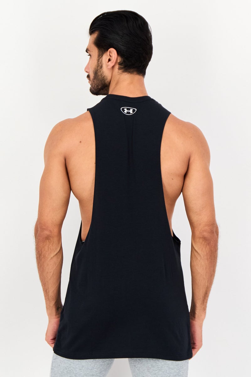 UNDER ARMOUR سترة تدريب بلا أكمام للرجال من أندر أرمور X مشروع روك، سوداء - Image 2