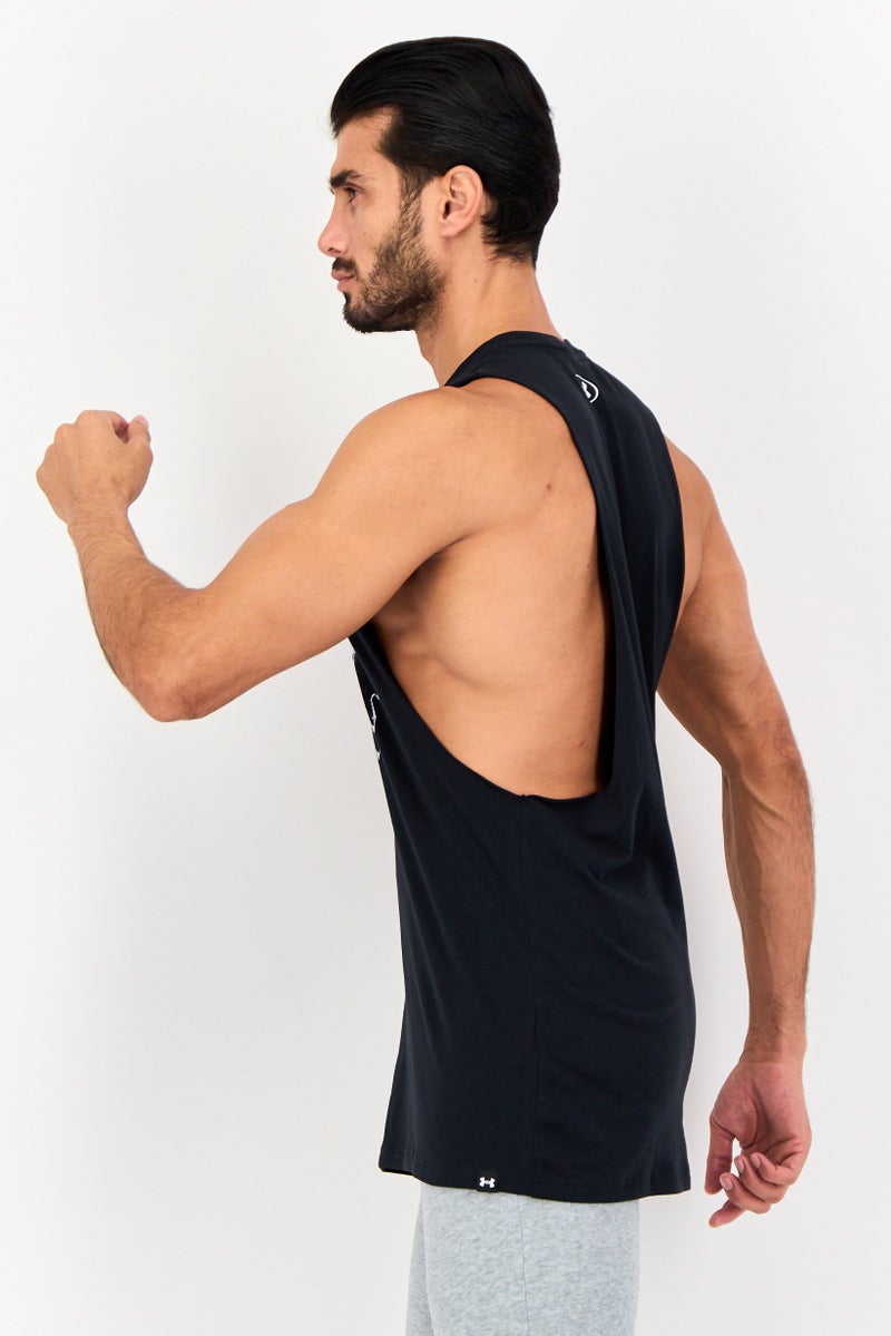 UNDER ARMOUR سترة تدريب بلا أكمام للرجال من أندر أرمور X مشروع روك، سوداء - Image 3