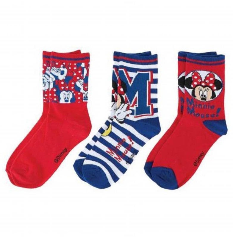 ديزني_ميني_هاوس مجموعة من ٣ جوارب للبنات من ديزني ميني ماوس.
من إنتاج كيدز تي في - Image 1