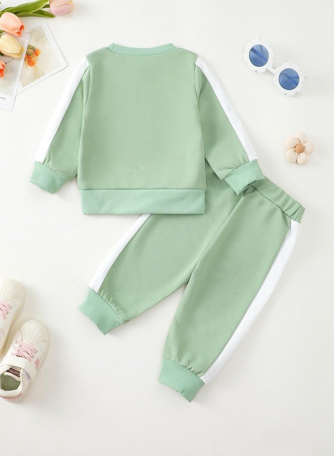 Saeaby Toddler Girl Outfits Baby Clothes For Little Girls' 2T 3T Kids Clothing Sets Cute Sweatsuit Baby Sweatshirts Jogger Pants 2/3 Year Old Girl Gifts - Image 5